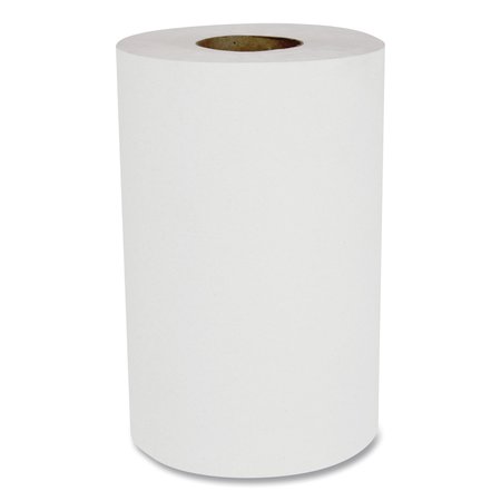Boardwalk Boardwalk Hardwound Paper Towels, 1 Ply, Continuous Roll Sheets, 350 ft, White, 12 PK BWK6250
